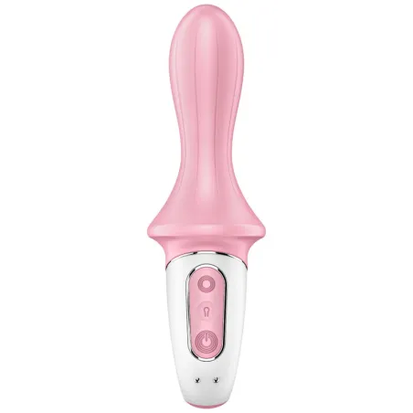 SATISFYER - AIR PUMP BOOTY 5+ VIBRADOR ANAL INFLABLE ROSA