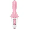 SATISFYER - AIR PUMP BOOTY 5+ VIBRADOR ANAL INFLABLE ROSA