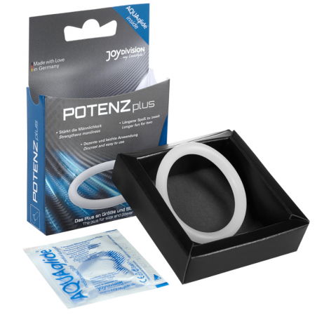 POTENZ PLUS ANILLO PARA PENE BLANCO - M