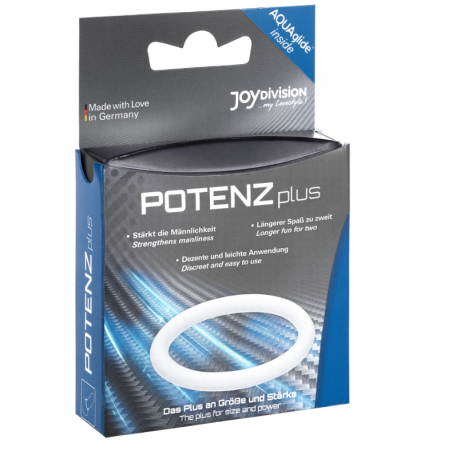 POTENZ PLUS ANILLO PARA PENE BLANCO - M