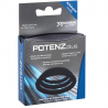 POTENZ PLUS PACK 3 ANILLOS PARA PENE NEGRO - S, M, L