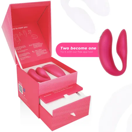 WE-VIBE - CHORUS VIBRADOR PAREJAS CON CONTROL SQUEEZE ROSA