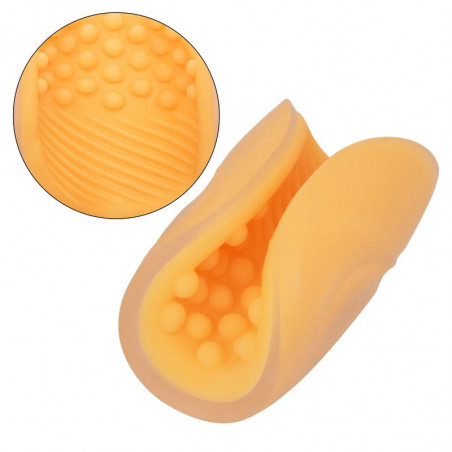 Masturbador Grip Naranja CALEX | Sweet Sin Erotic