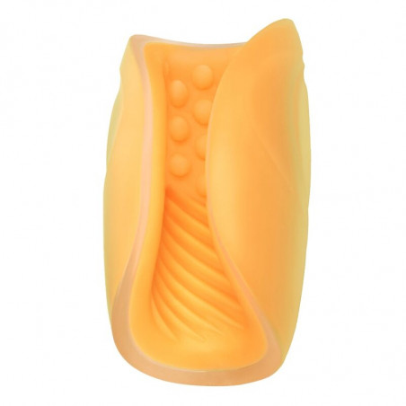 Masturbador Grip Naranja CALEX | Sweet Sin Erotic