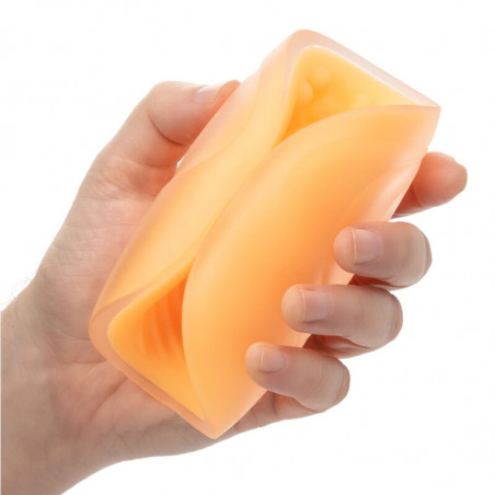 Masturbador Grip Naranja CALEX | Sweet Sin Erotic