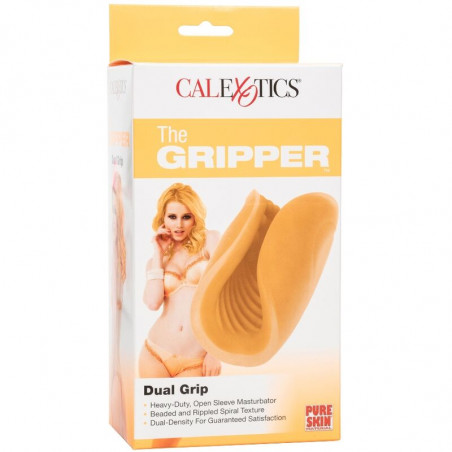 Masturbador Grip Naranja CALEX | Sweet Sin Erotic