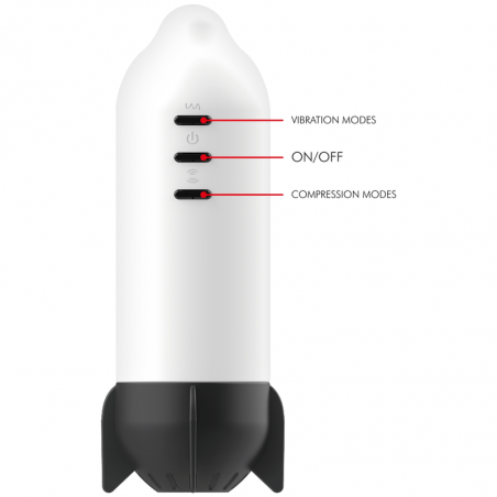 JAMYJOB ROCKET MASTURBADOR TECNOLOGÍA SOFT COMPRESSION Y VIBRACION