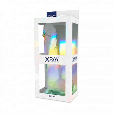 Dildo Transparente X Ray Clear 22cm x 4.6cm | Sweet Sin Erotic