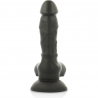 COCK MILLER SILICONA DENSITY COCKSIL ARTICULABLE NEGRO 13 CM