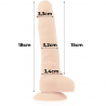 COCK MILLER SILICONA DENSITY COCKSIL ARTICULABLE 18 CM