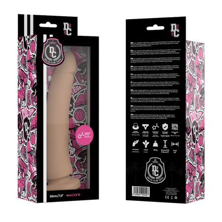 Dildo Natural Silicona Médica 20cm - DELTACLUB | Sweet Sin Erotic