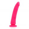 Dildo Rosa Silicona Médica 20cm - DELTACLUB | Sweet Sin Erotic