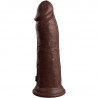 KING COCK ELITE - DILDO REALISTICO SILICONA 20.3 CM MARRON