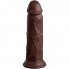 KING COCK ELITE - DILDO REALISTICO SILICONA 20.3 CM MARRON