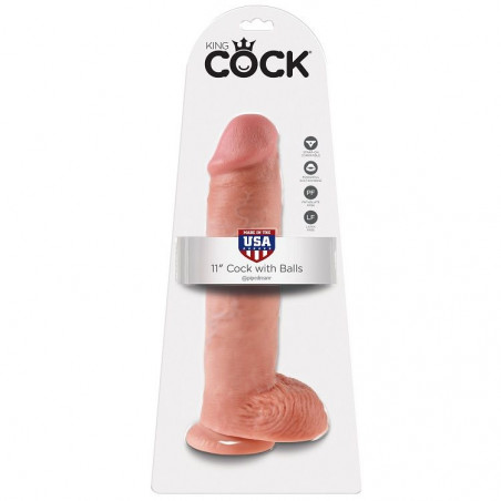 King Cock 11" Pene Realístico Natural | Sweet Sin Erotic