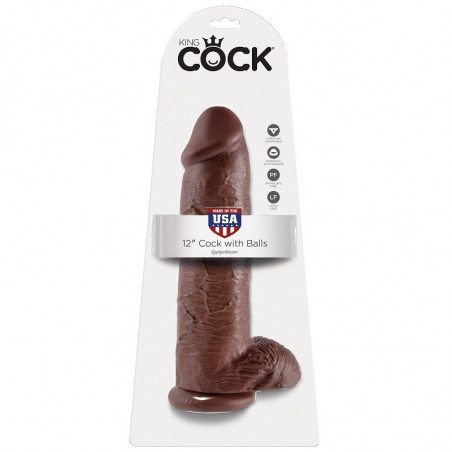 King Cock 12" Pene Realístico 30 cm | Sweet Sin Erotic