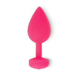 FUNTOYS GPLUG ANAL VIBRADOR RECARGABLE PEQUEÑO ROSA NEON 3CM