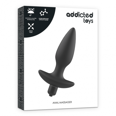 Masajeador Plug Anal con Vibración Addicted Toys - Sweet Sin Erotic