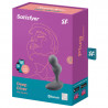 SATISFYER DEEP DIVER PLUG VIBRADOR APP - GRIS