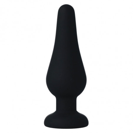 INTENSE ANAL PLUG PIPO M SILICONE NEGRO 11 CM