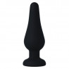 INTENSE ANAL PLUG PIPO M SILICONE NEGRO 11 CM