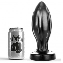 ALL BLACK - ANAL PLUG 21 CM