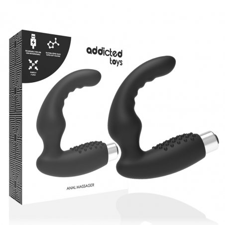 Vibrador Prostático Recargable Model 2 Negro Addicted Toys - Sweet Sin