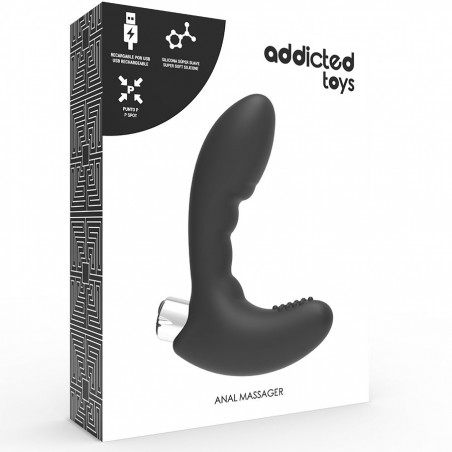 Vibrador Prostático Recargable Model 4 Negro Addicted Toys - Sweet Sin