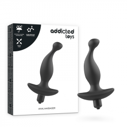 Masajeador Anal Addicted Toys Negro Modelo 1 - Sweet Sin Erotic