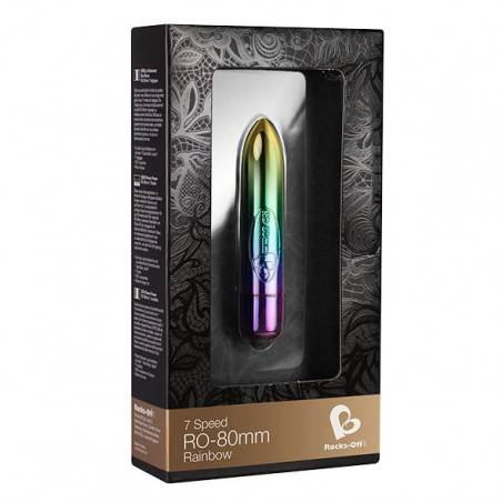 Bala RO-80MM Rainbow Potente | Sweet Sin Erotic