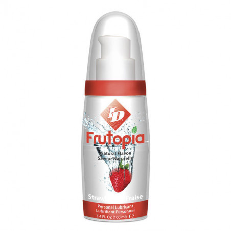 Lubricante Sabor Fresa - ID Frutopia 100ml | Sweet Sin Erotic