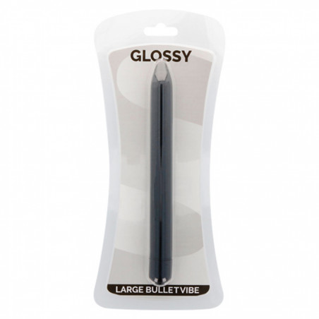 Glossy Slim Vibrador Negro | Sweet Sin Erotic