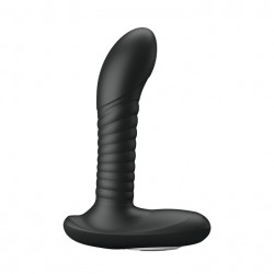 Vibrador Anal Negro Rotación y Vibración - Sweet Sin Erotic