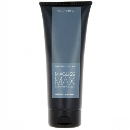 MIXGLISS - MAX LUBRICANTE ANAL BASE AGUA NATURAL 70ML