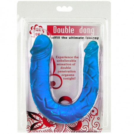 Baile - Double Dong Dildo Doble Azul | Sweet Sin Erotic