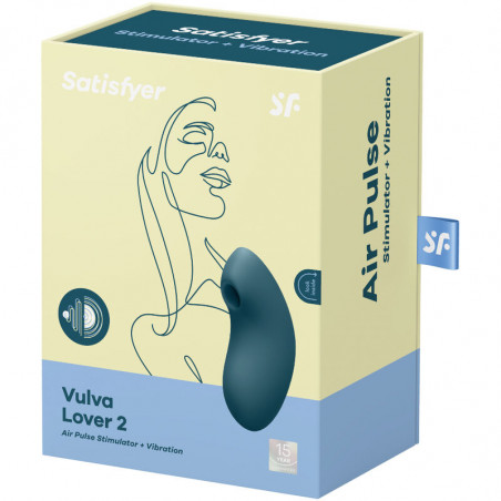 Satisfyer Vulva Lover 2 Azul | Sweet Sin Erotic