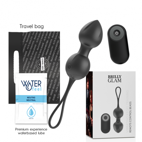 BRILLY GLAM - VIBRATING KEGEL BEADS CONTROL REMOTO