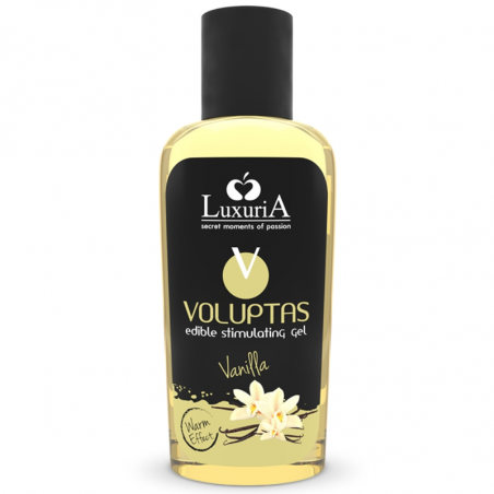 LUXURIA VOLUPTAS GEL MASAJE COMESTIBLE EFECTO CALOR - VAINILLA 100 ML