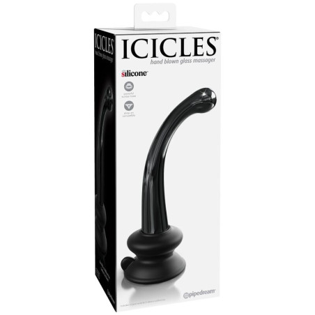 Dildo Vidrio con Ventosa Icicles No.87 | Sweet Sin Erotic