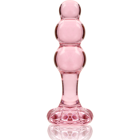 NEBULA SERIES BY IBIZA - MODELO 1 PLUG CRISTAL BOROSILICATO 10.7 X 3 CM TRANSPARENTE