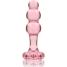 NEBULA SERIES BY IBIZA - MODELO 1 PLUG CRISTAL BOROSILICATO 10.7 X 3 CM TRANSPARENTE