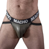 MACHO - MX27GR JOCK CUERO GRIS BEIGE S