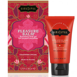 KAMASUTRA BALSAMO PLACER ESTIMULANTE SABOR SUEÑOS DE FRESA 50ML