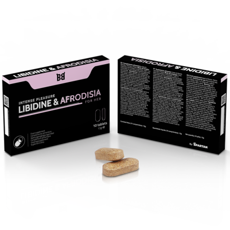 BLACKBULL BY SPARTAN - LIBIDINE  AFRODISIA PLACER INTENSO PARA MUJER 10 CÁPSULAS