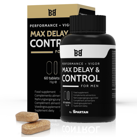 BLACKBULL BY SPARTAN - MAX DELAY  CONTROL MÁXIMO RENDIMIENTO PARA HOMBRE 60 CÁPSULAS