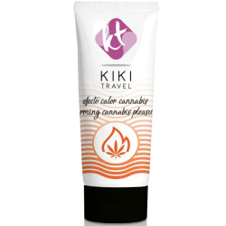 KIKÍ TRAVEL - GEL DESLIZANTE SABOR A CANNABIS EFECTO CALOR INTENSO 50 ML