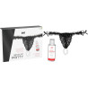 INTT Panty Negra con Perlas + Lubricante | Sweet Sin Erotic