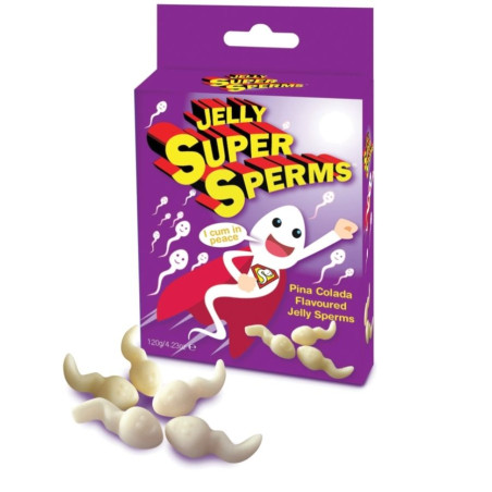 SPENCER  FLEETWOOD JELLY SUPER SPERM GOMINOLAS FORMA ESPERMA 120 GR