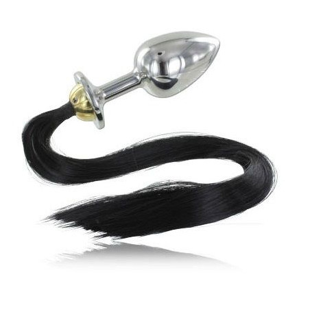 Plug Anal Acero con Cola 8.89 cm - Sweet Sin Erotic