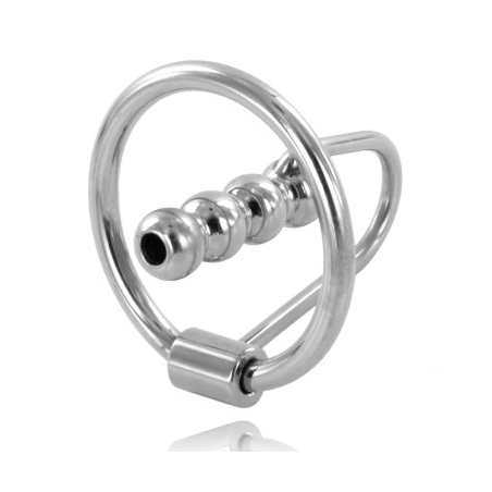 METALHARD ANILLO GLANDE CON PLUG URETRAL 30MM